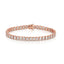 Lab-Grown Bezel Emerald Tennis Bracelet