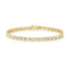 Lab-Grown Bezel Emerald East West Tennis Bracelet
