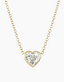 Heart Diamond Pendant Necklace